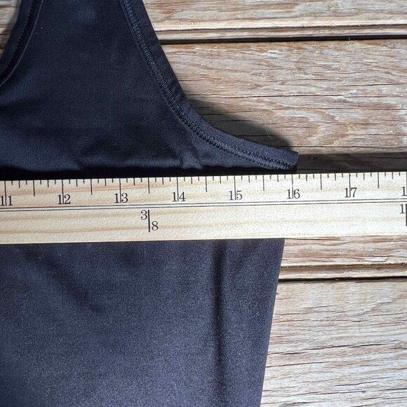 Athleta Tank Top Womens Momentum Seamless Black Workout Active Small Petite mulb - Picture 8 of 9